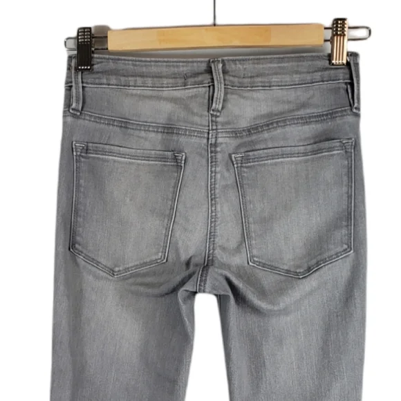 Athleta Grey SCULPTEK Skinny Jeans Tights Grey Wash Movement Size 2P - Picture 10 of 15